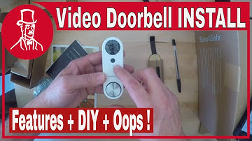 How to install a video doorbell - wired simplisafe