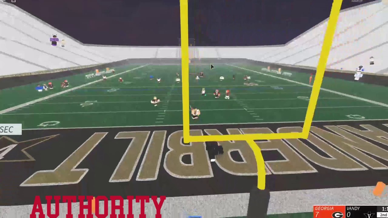 ROBLOX SEC Week 1 UGA Vanderbilt YouTube 