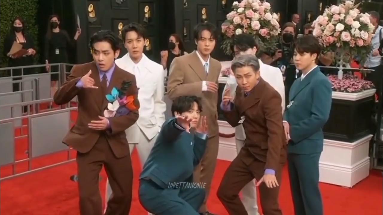 BTS slow motion video at GRAMMY 2022 BTS GRAMMY2022 GRAMMAY btsarmy