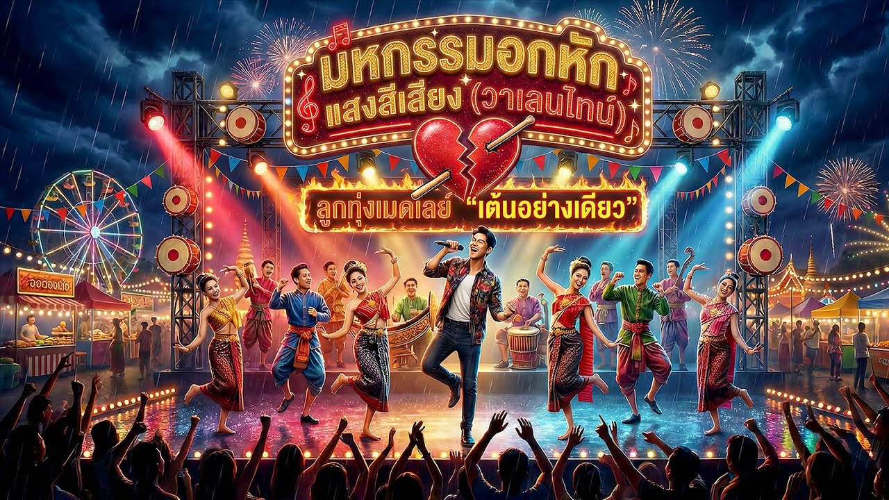 มหกรรมอกหัก แสงสีเสียง (วาเลนไทน์) ลูกทุ่งเมดเลย์ 