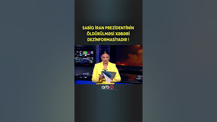 SON DƏQİQƏ! İran prezidentinin ölüm xəbəri dezinformasiyadır