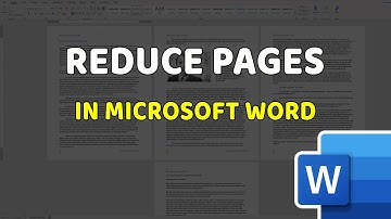 How to Reduce Pages in Microsoft Word