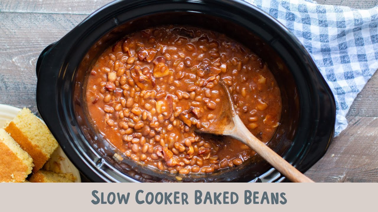 The BEST Slow Cooker Baked Beans {Classic Recipe} YouTube