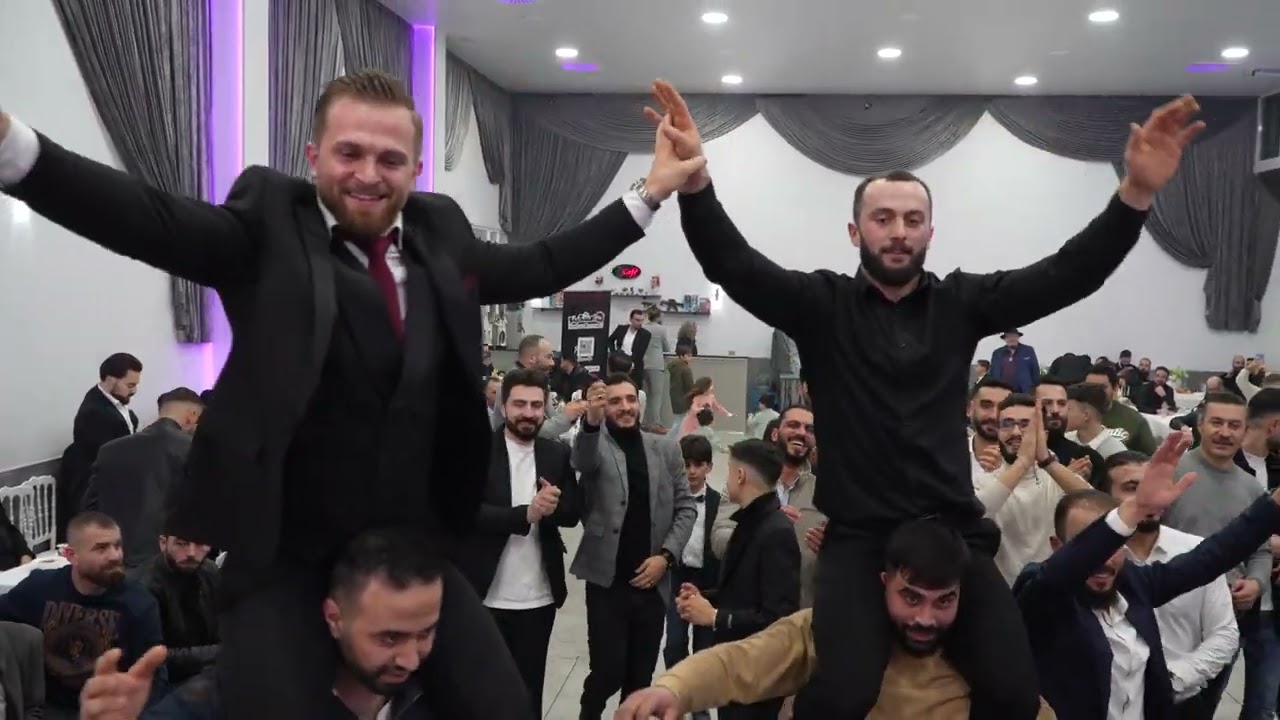 افراح اهالي عسال الورد في المانيا حفل زفاف الشاب الراقي (راقي خلوف) الجزء الثاني