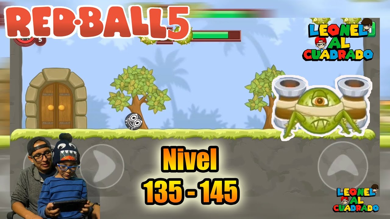 Bolita Roja 5 | Red Ball 5 | Nivel 135 - 145 | Juegos Para Niños