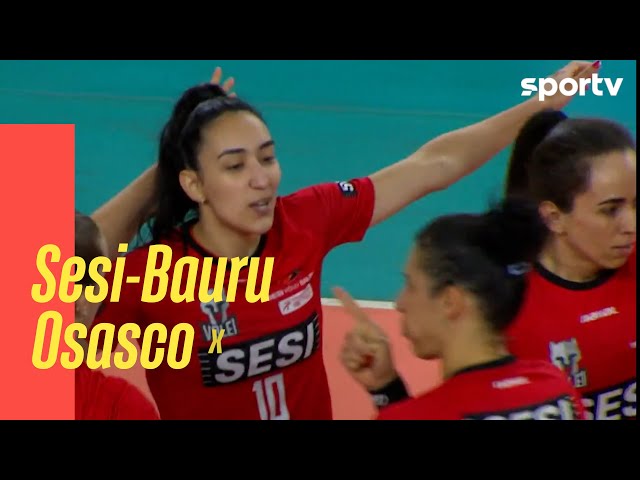 PINHEIROS 0 X 3 SESI-BAURU, MELHORES MOMENTOS, FINAL PAULISTA FEMININO DE  VÔLEI 2022