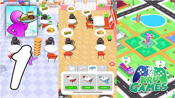 Dream Restaurant Gameplay #1 All Levels (Android, IOS)