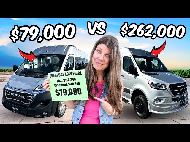 Cheapest Van vs. Most Expensive Van in 2024 (Class B Camper Vans) class=