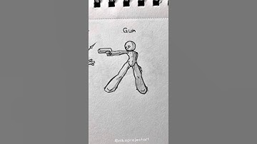 How to draw body with(Katana,Spear,Gun)✏️✨ #drawing #stickman #tutorial #fpy #sketch #howtodraw #fyp