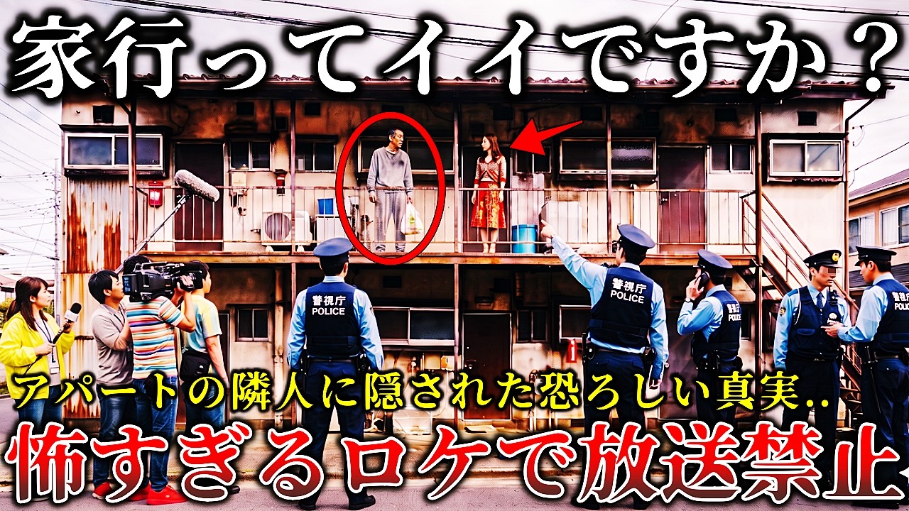 【怖い話】※緊急事態で撮影中止..某家について行く番組のロケ中に起きた怖ろしく不気味な怪奇事件3選!【ゆっくり解説】