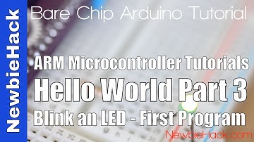8. How to Output to a Pin to Blink an LED for Arm Microcontrollers - GPIO Tutorial Part 3
