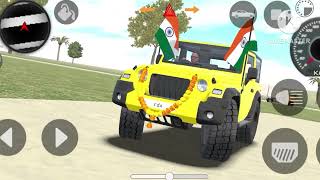 NEW BLACK MAHINDRA THAR GAME || DOLLAR SONG THAR OFFROAD GAMEPLAY OF THAR IN VILLAGE
