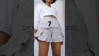 7 DIY ways to make shorts! #summer #upcycling #sewing