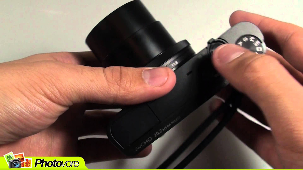 Sony Cyber shot RX100   Dmonstration prise en main et test