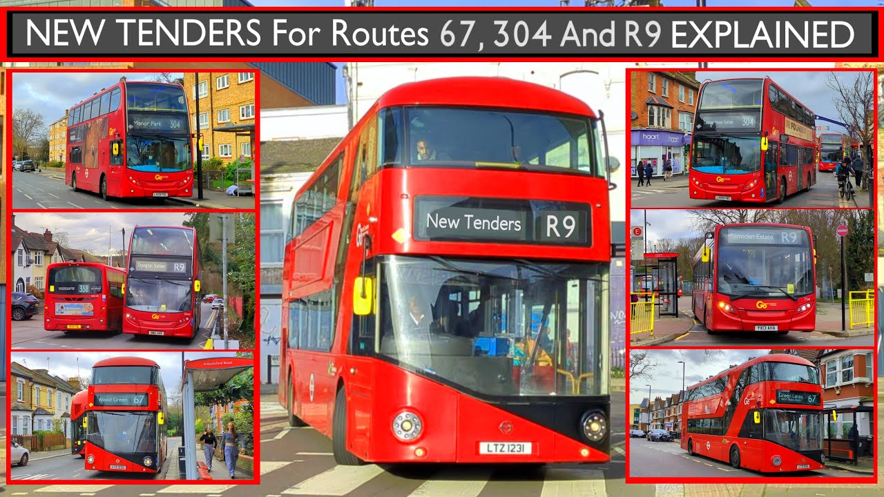 NEW TFL BUS TENDERS For Routes 67, 304 & R9 EXPLAINED (GoAhead London ...