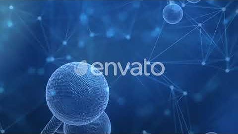 Molecules Rotating Background Loop | Motion Graphics - Videohive template