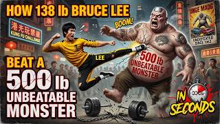 How 138 lb Bruce Lee Beat a 500 lb Unbeatable Monster in 6 Seconds