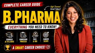 B.Pharm | Salary, Scope, Government Jobs & Best Alternate Career After NEET | Dr Vani Sood