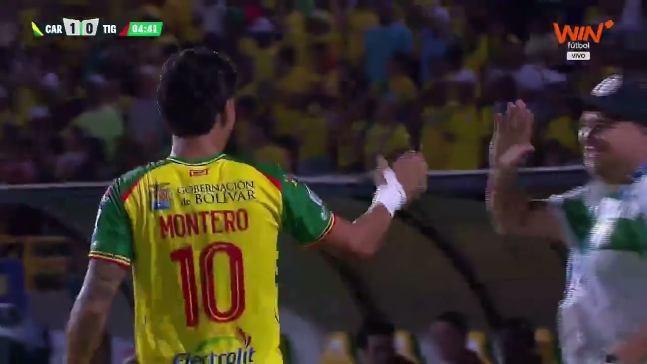 ⚽🔥¡Freddy Montero luchó con todo y abrió el marcador para el Real Cartagena ante Tigres!