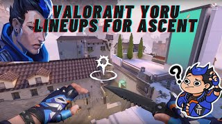 Yoru Valorant TP Lineups for Ascent!