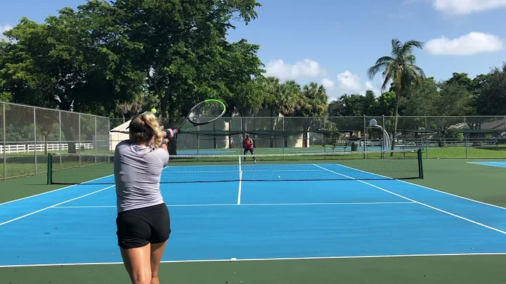 Elizabeth Lavin College Tennis Recruiting Video