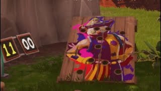 obtenir un score d au moins 10 points a differents panneaux de clown sur fortnite - fortnite obtenir un score