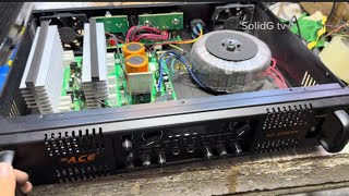 Ace ac2005n integrated amplifier no power tips kung paanu ayusin ng step by step