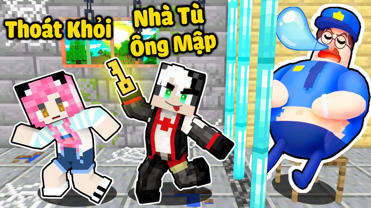 MỀU THỬ THÁCH 24GIỜ VƯỢT NGỤC NHÀ TÙ VUA MẬP TRONG MINECRAFT*1 NGÀY REDHOOD TRỐN KHỎI CĂN HẦM BÍ MẬT