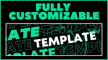 [1$] Clean Youtube/Twitter Header - Fully Customizable (No Software/Editing Required)