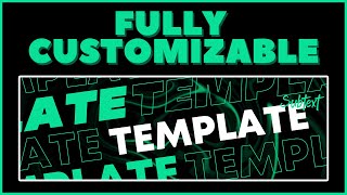 [1$] Clean Youtube/Twitter Header - Fully Customizable (No Software/Editing Required)