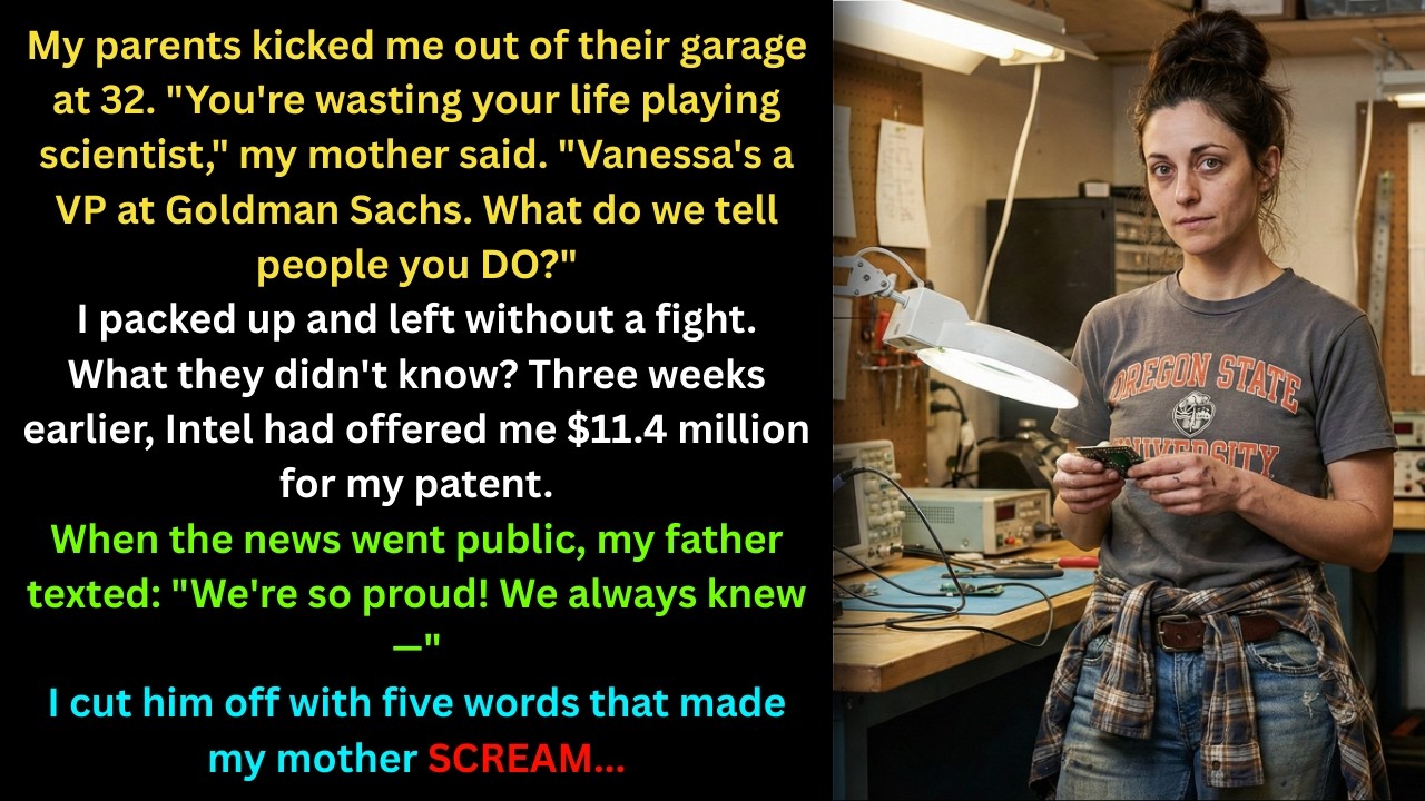 My Parents Said 'Stop Wasting Your Life in That Garage'—Then Intel Offered $11M for My Patent.