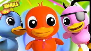 Information Learn Colors With Ducks | Learning Videos for Children | Kids Cartoon by Farmees Update