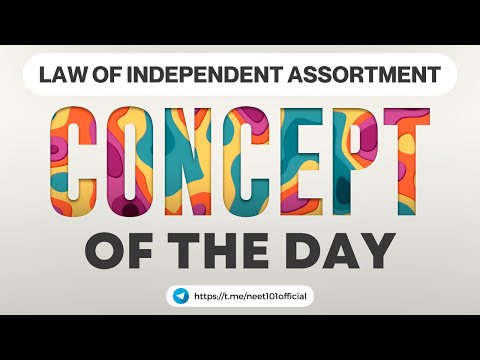 Law of Independent Assortment | Concept of the Day | NEET 2023 | NEET 101