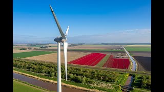Dismantling 6 Enercon E70 Wind Turbines, Flevopolder, Netherlands