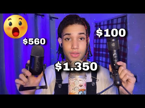 ASMR microfone de R$100 VS microfone de 1.000R$