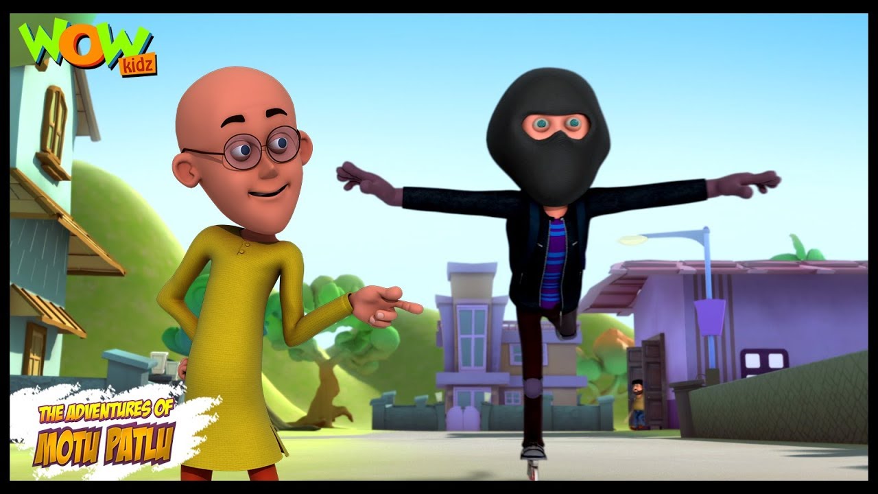 Motu Patlu Cartoons In Hindi | Animated cartoon | roller skate thief | Wow Kidz