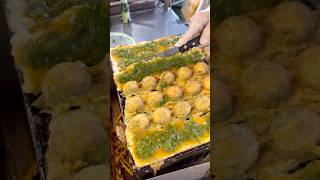 Fried eggs with local Thai vegetables - Thai Street Food
