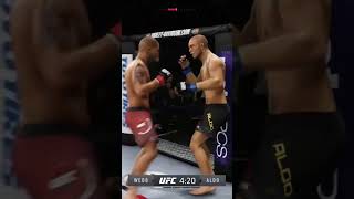 ufc 3 old clip exhibition match fast hands quick combos ufc3 fasthands