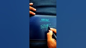Comment your beautiful name🥰 #aarthi #signature #signaturestyles #handwriting #tamilname#calligraphy