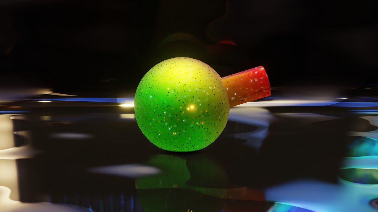Blender 3.0 Chinese tutorial : glitter texture animation. 闪粉材质动画中文教程 ...