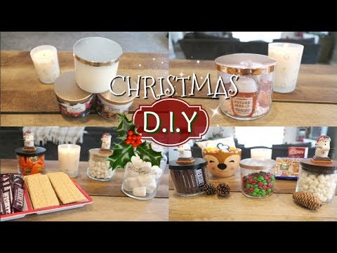 DIY BATH & BODY WORKS JARS FOR CHRISTMAS