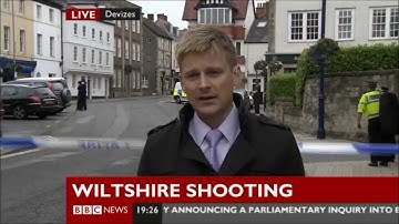 BBC NEWS CHANNEL - CHRIS JAMES - Devizes Shooting