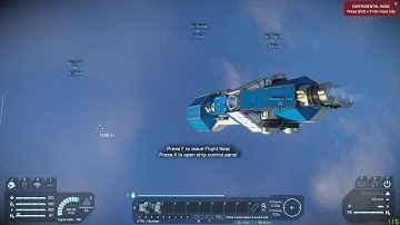 Space Engineers - Landing the respawn ship on planet