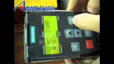 Biến tần | Cài đặt Biến tần Siemens G120C (Part1)