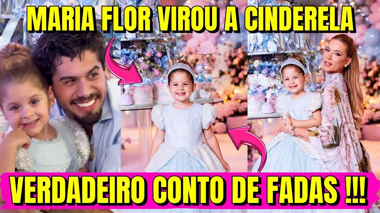 A Festa de 3 Anos da Maria Flor é um Verdadeiro Conto de Fadas!