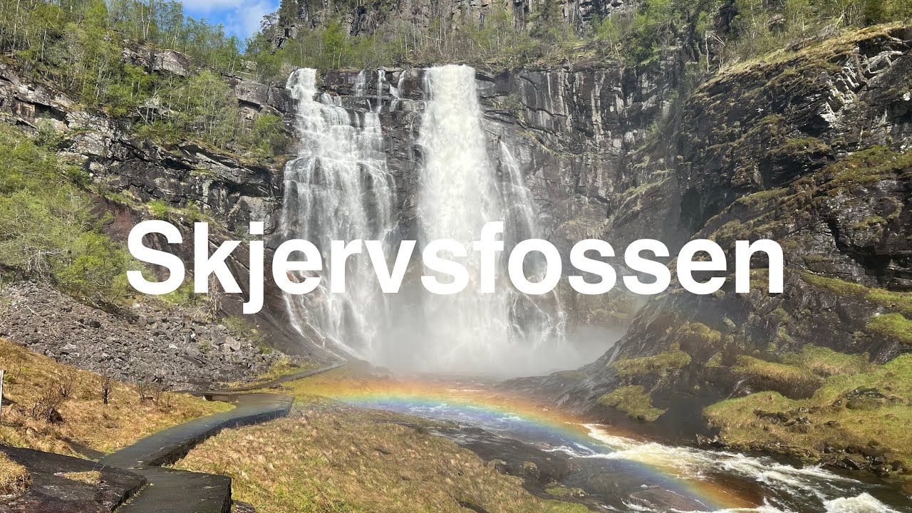 Hiking In Norway Skjervsfossen