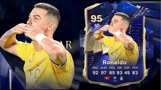 FC 24: CRISTIANO RONALDO 95 TOTY PLAYER REVIEW I FC 24 ULTIMATE TEAM