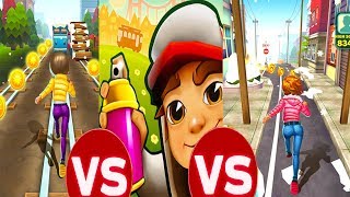 Subway Princess Runner VS Subway Surfers Vs Subway Rush Runner | Android Gameplay | Friction Games screenshot 5