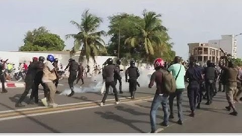 Senegal police disperse anti-government protesters in Dakar