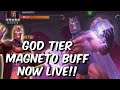 God Tier Magneto Buff Is NOW LIVE!!! - Red Magneto First Look - Marvel Contest of Champions